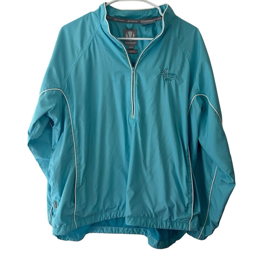 Sunice Women’s Gold Windbreaker Rain Jacket 1/4 Zip “Maria’s Valley” Size Xl‎